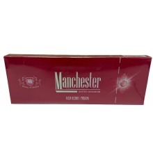 Сигареты Manchester Superslim Red Berry Fusion ( Манчестер Суперслим Кнопка Клубника Мята )